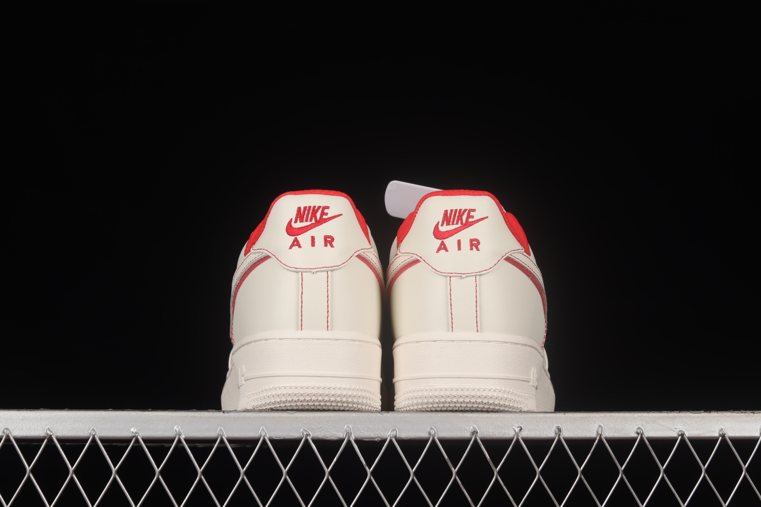 Nike Air Force 1 07 Low White University Red Shoes 315122-707
