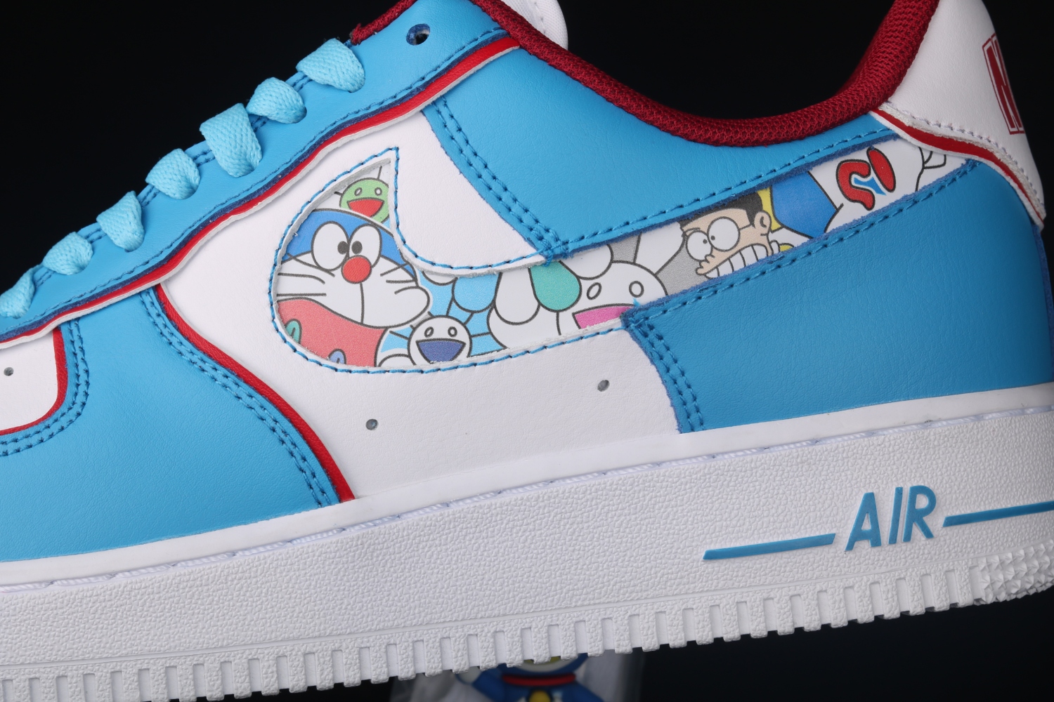 Nike Air Force 1 07 Low x Doraemon Blue White Red BQ8988-106
