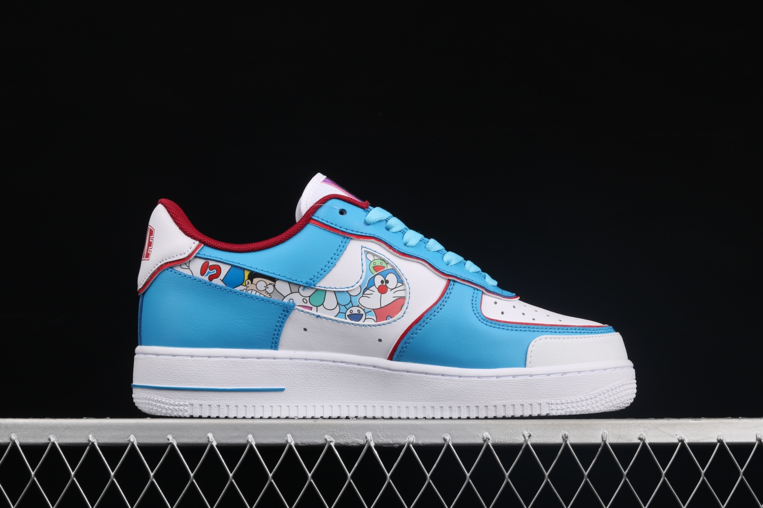 Nike Air Force 1 07 Low x Doraemon Blue White Red BQ8988-106