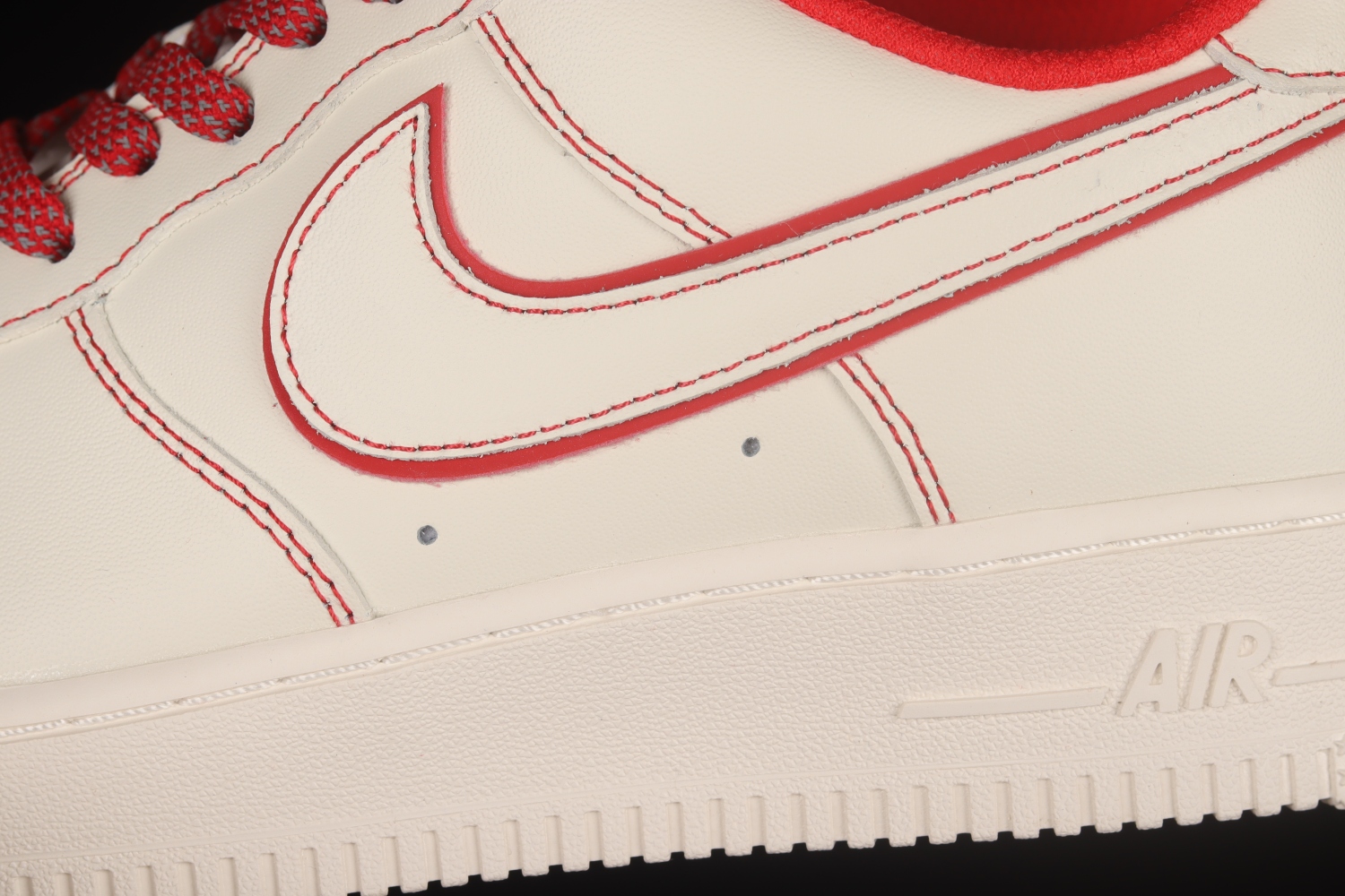 Nike Air Force 1 07 Low White University Red Shoes 315122-707