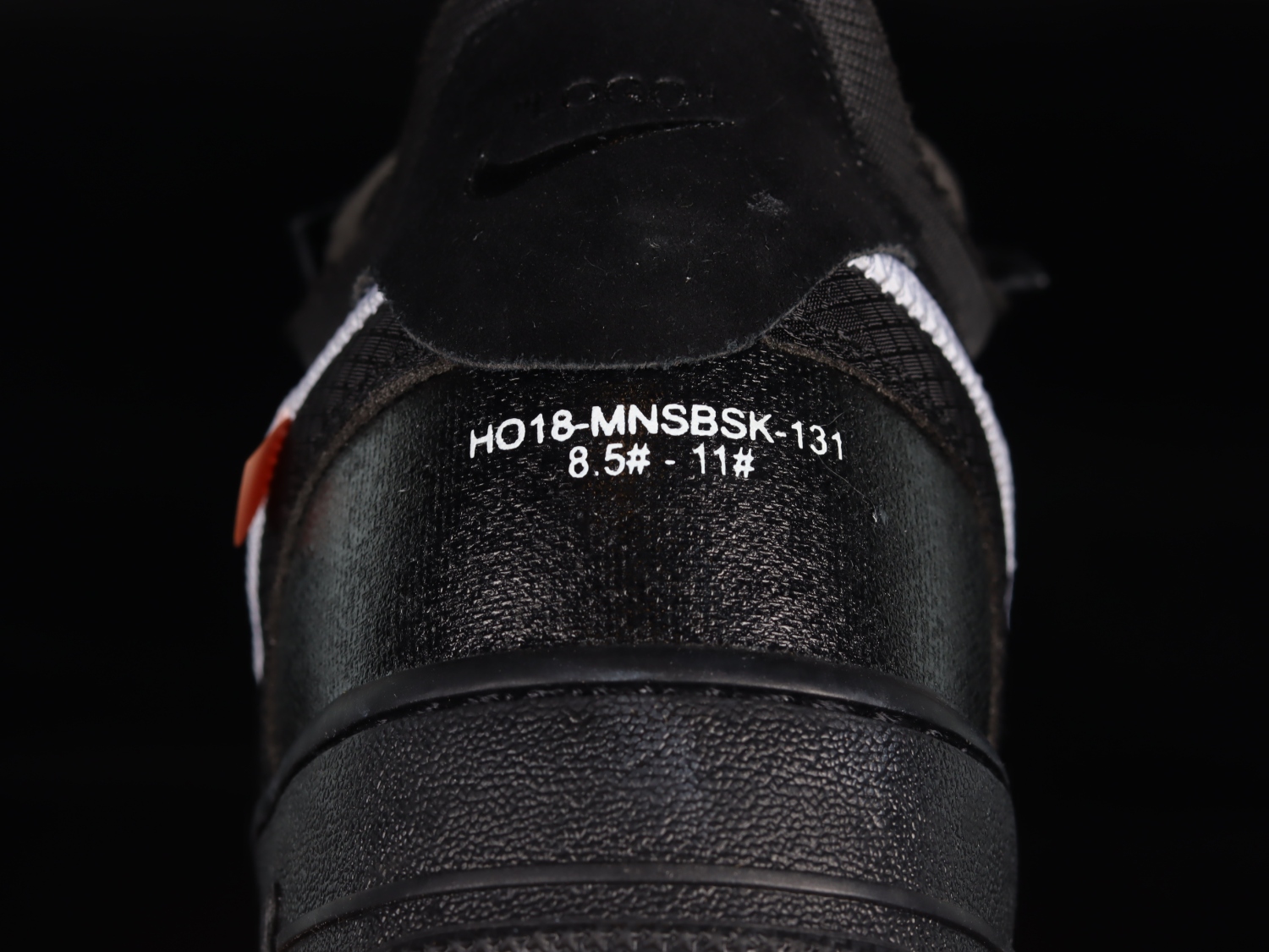 Nike Air Force 1 Low Off-White Black White AO4606-001