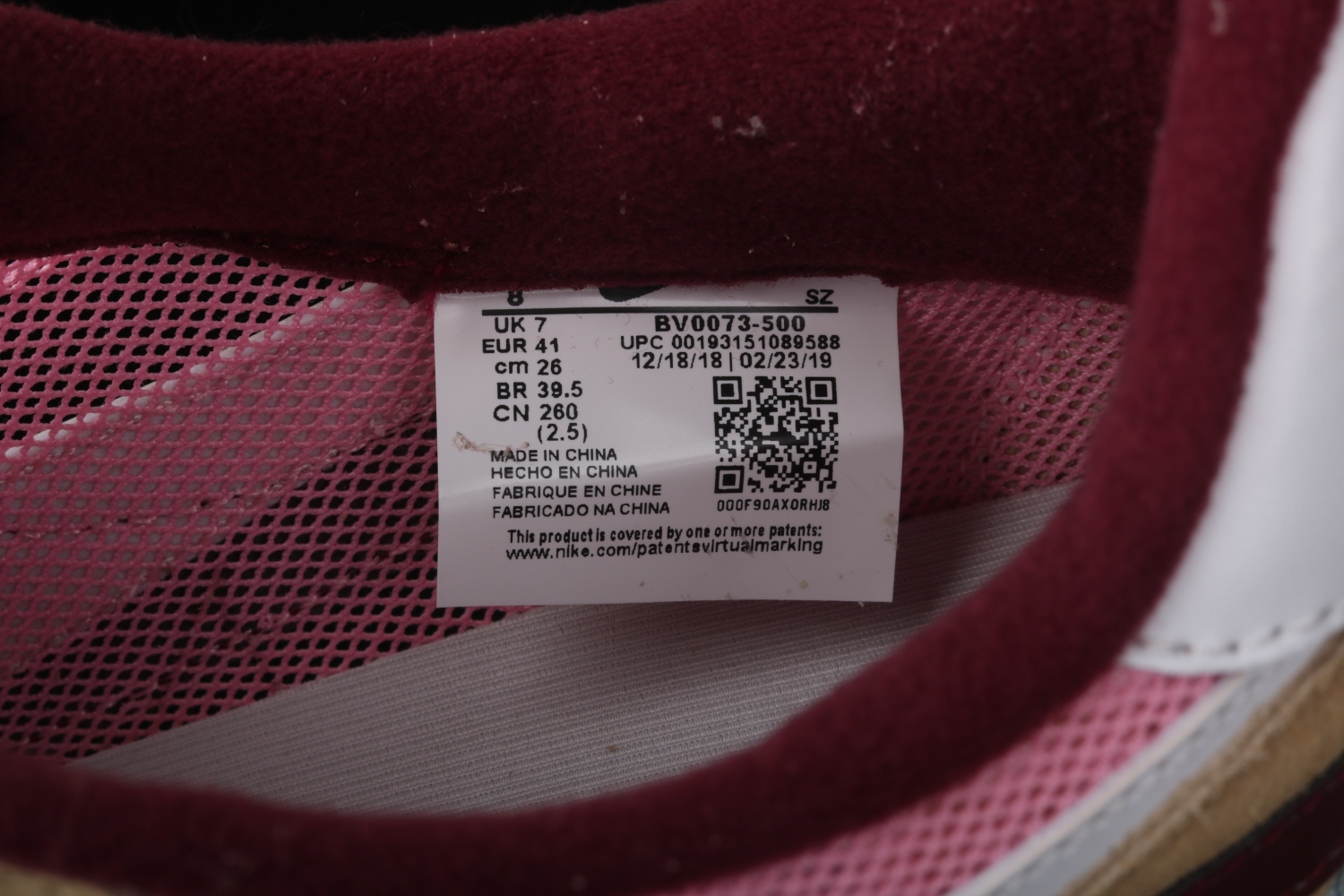 Sacai x Nike Lawaffle White Grey Light Pink BV0073-700
