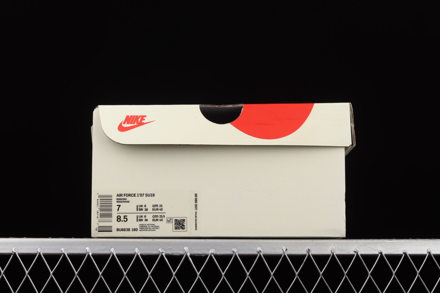 Nike Air Force 1 Low  07 White Green University Red BU6638-180