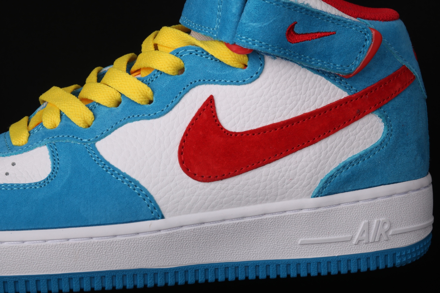 Nike Air Force 1 07 Mid Doraemon White Blue Red Yellow GB1236-160