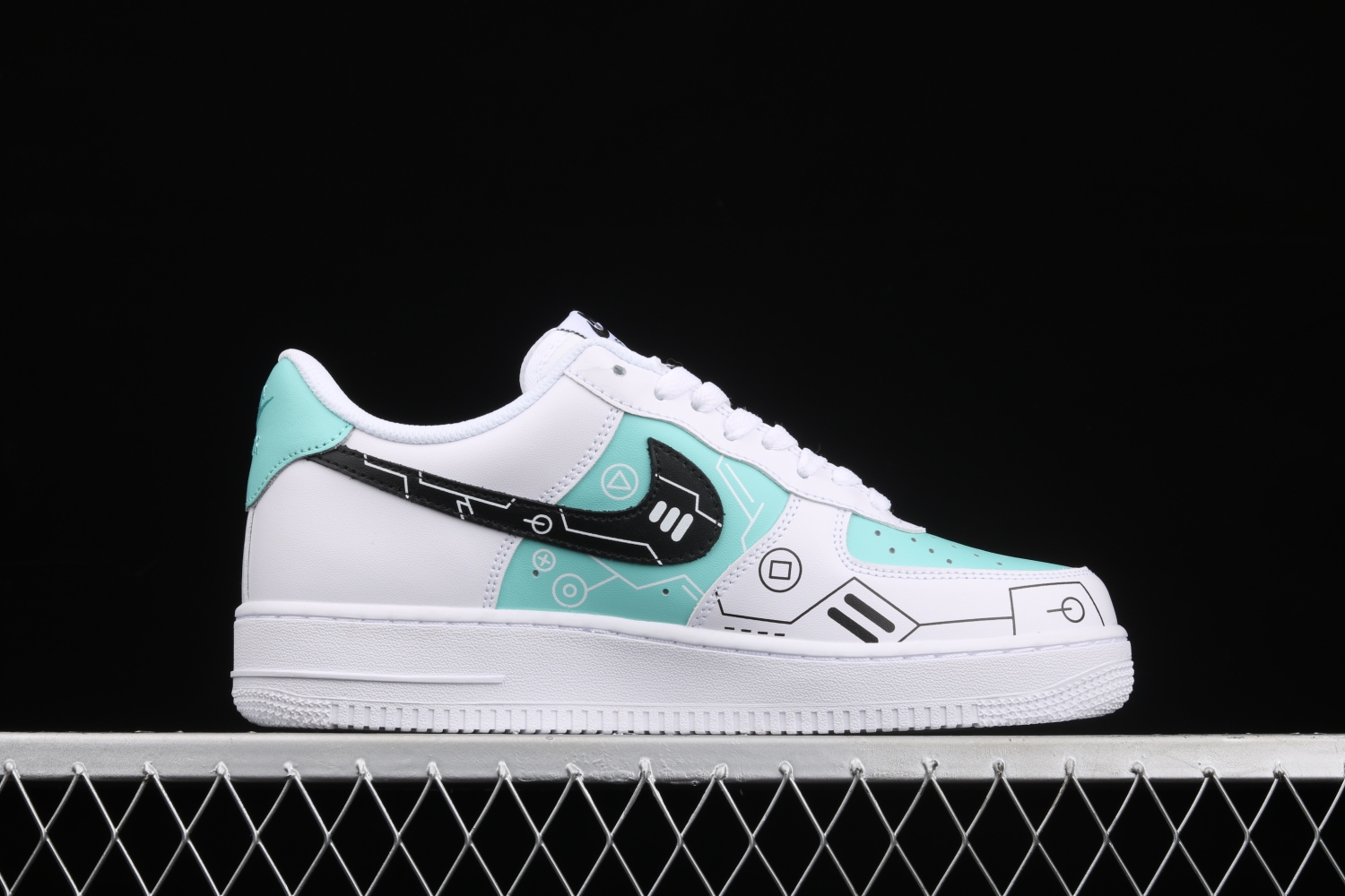Nike Air Force 1 Low 07 White Green Black CW2288-114