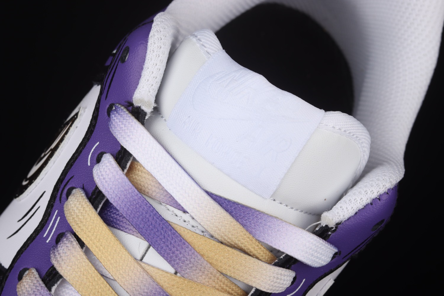 Nike Air Force 1 07 Purple Gold White CW2288-216