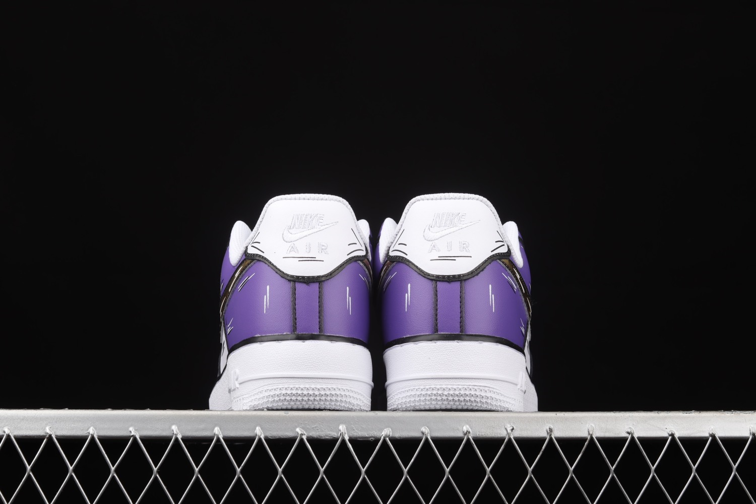 Nike Air Force 1 07 Purple Gold White CW2288-216