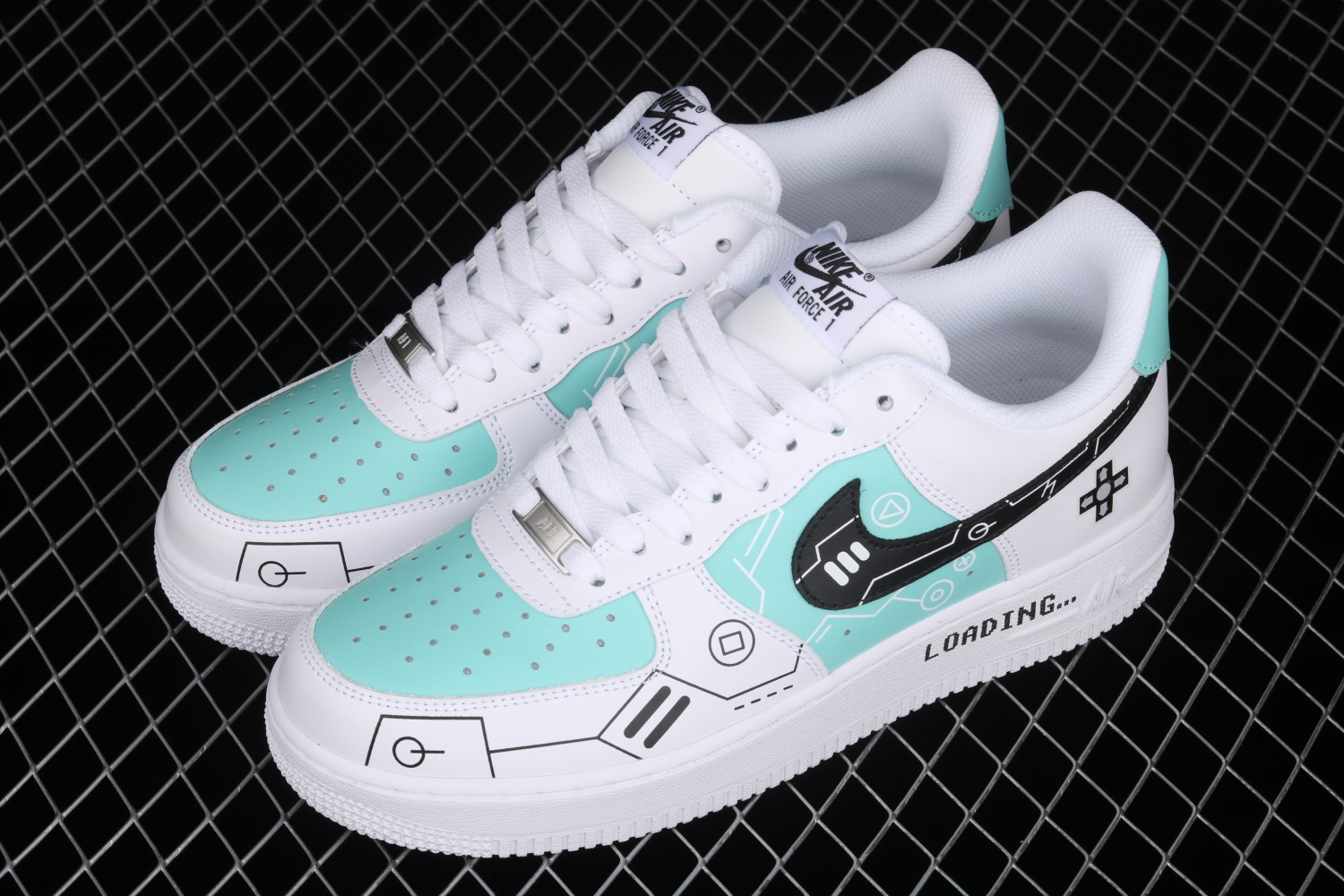 Nike Air Force 1 Low 07 White Green Black CW2288-114