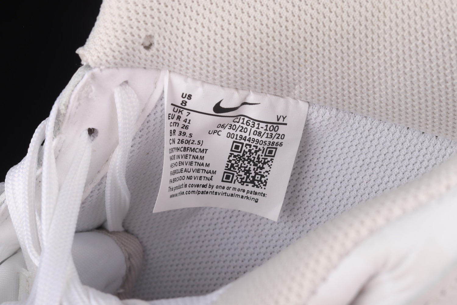 Nike Air Force 1 Low 1-800 CJ1631-100