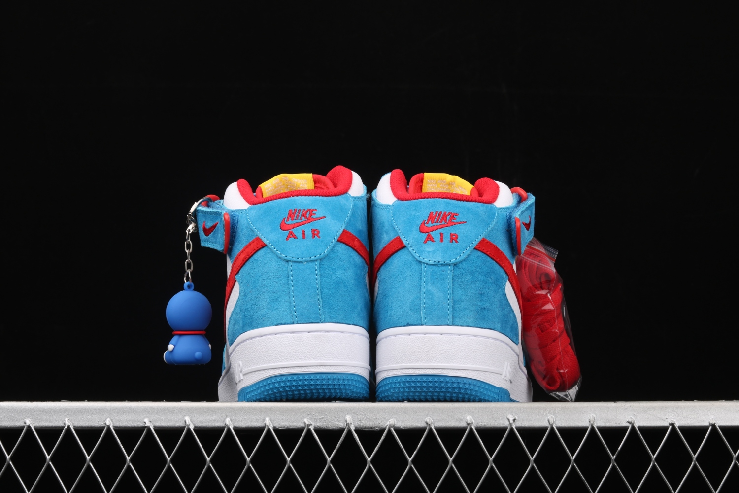 Nike Air Force 1 07 Mid Doraemon White Blue Red Yellow GB1236-160