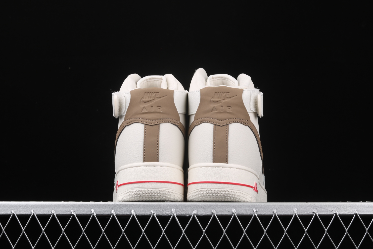 Nike Air Force 1 High ID Beige Brown Casual Shoes 808788-995