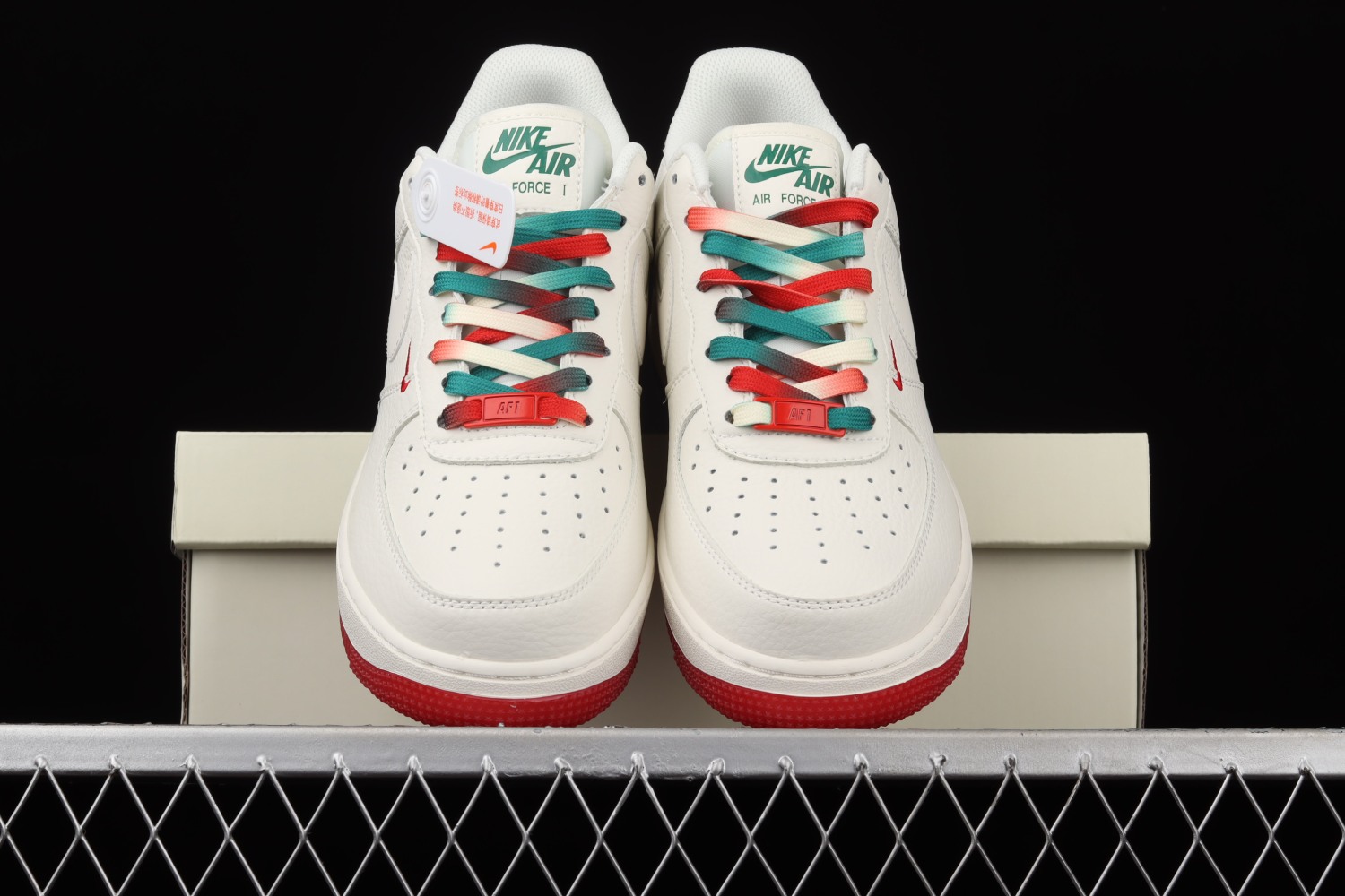Nike Air Force 1 Low  07 White Green University Red BU6638-180