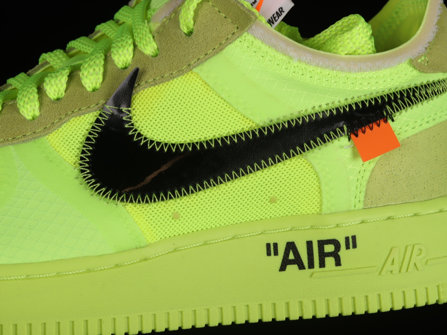 Nike Air Force 1 Low Off-White Volt AO4606-700(Original Batch)