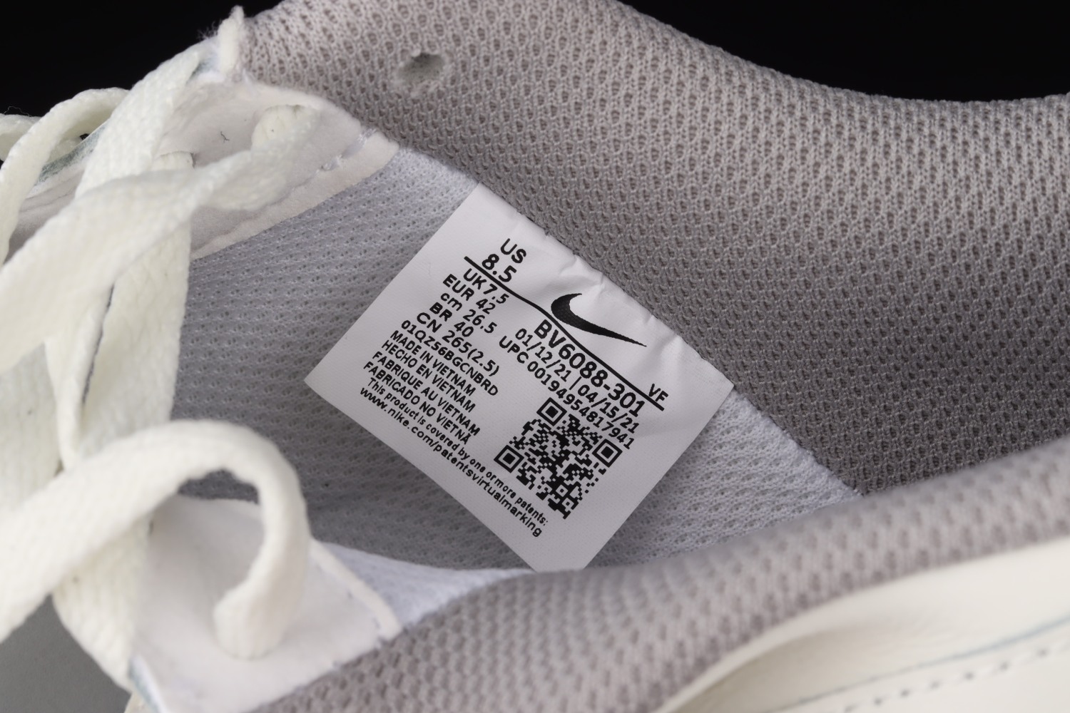 Nike Air Force 1 07 White Wolf Grey BV6088-301