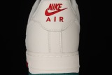 Nike Air Force 1 Low  07 White Green University Red BU6638-180