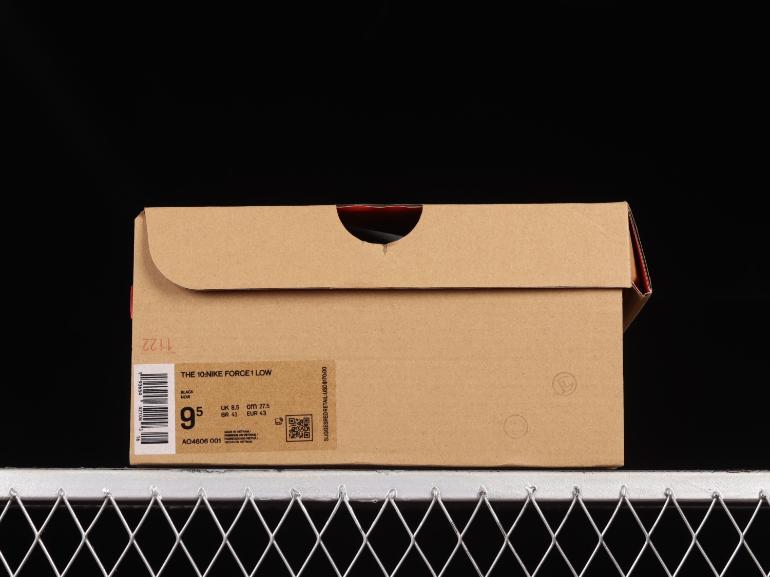 Nike Air Force 1 Low Off-White Black White AO4606-001