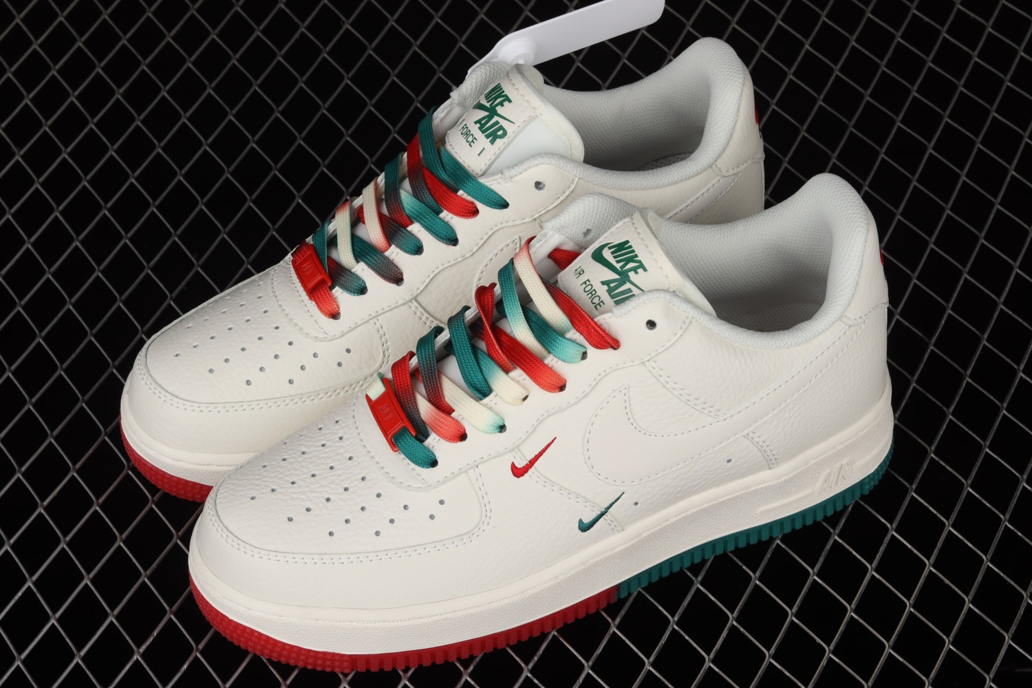 Nike Air Force 1 Low  07 White Green University Red BU6638-180
