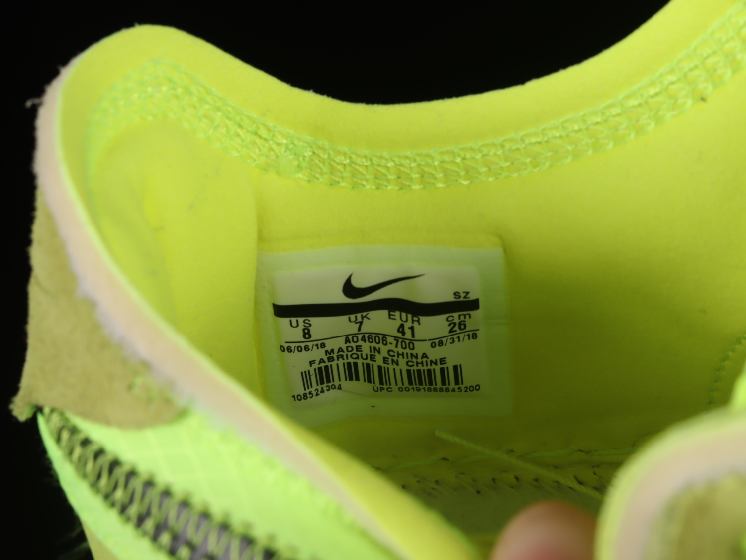Nike Air Force 1 Low Off-White Volt AO4606-700(Original Batch)