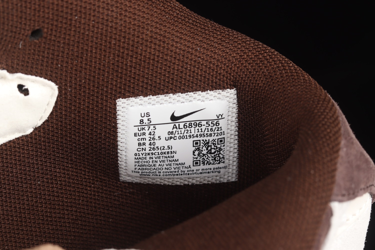 Nike Air Force 1 07 Mid Coffee White Brown Shoes AL6896-556