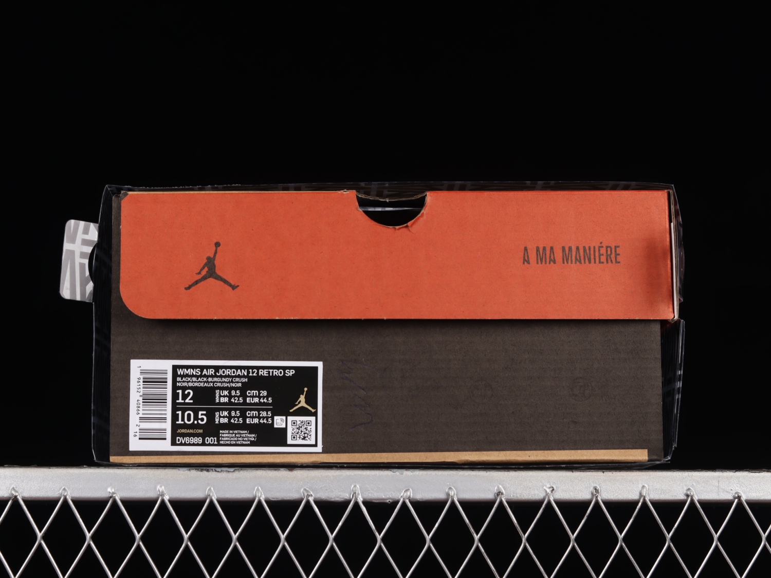 Jordan 12 Retro SP A Ma Maniére Black (W) DV6989-001