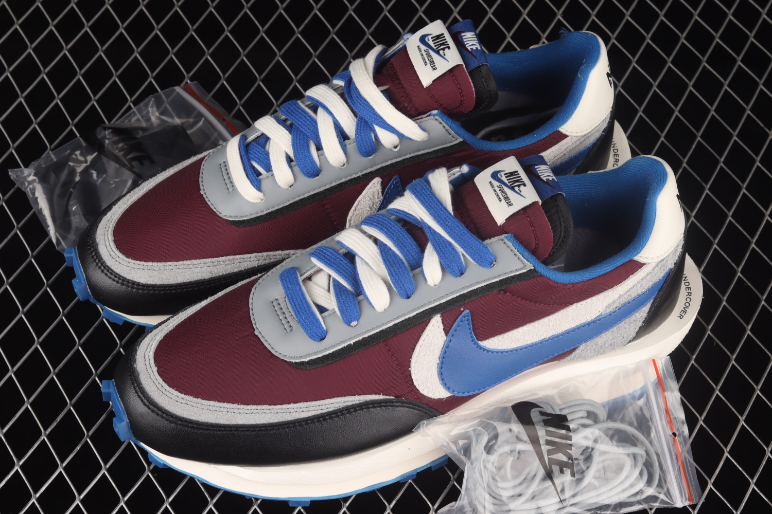 Nike LD Waffle sacai Undercover Night Maroon Team Royal DJ4877-600