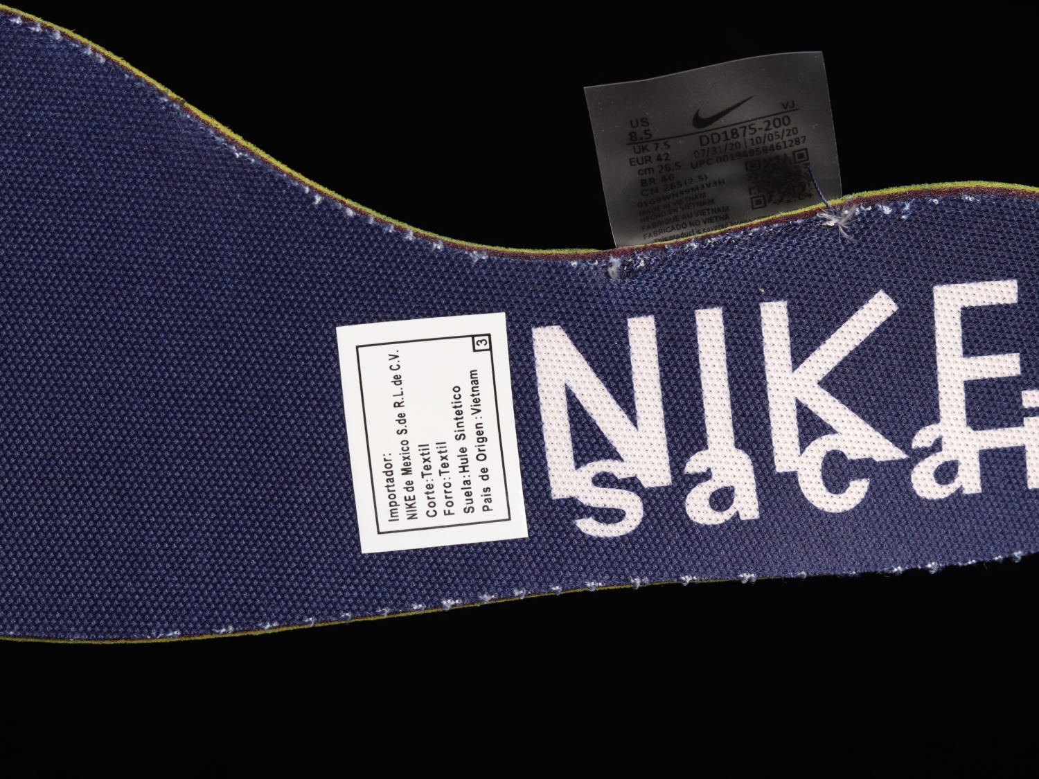 Nike Vaporwaffle sacai Sesame Blue Void DD1875-200