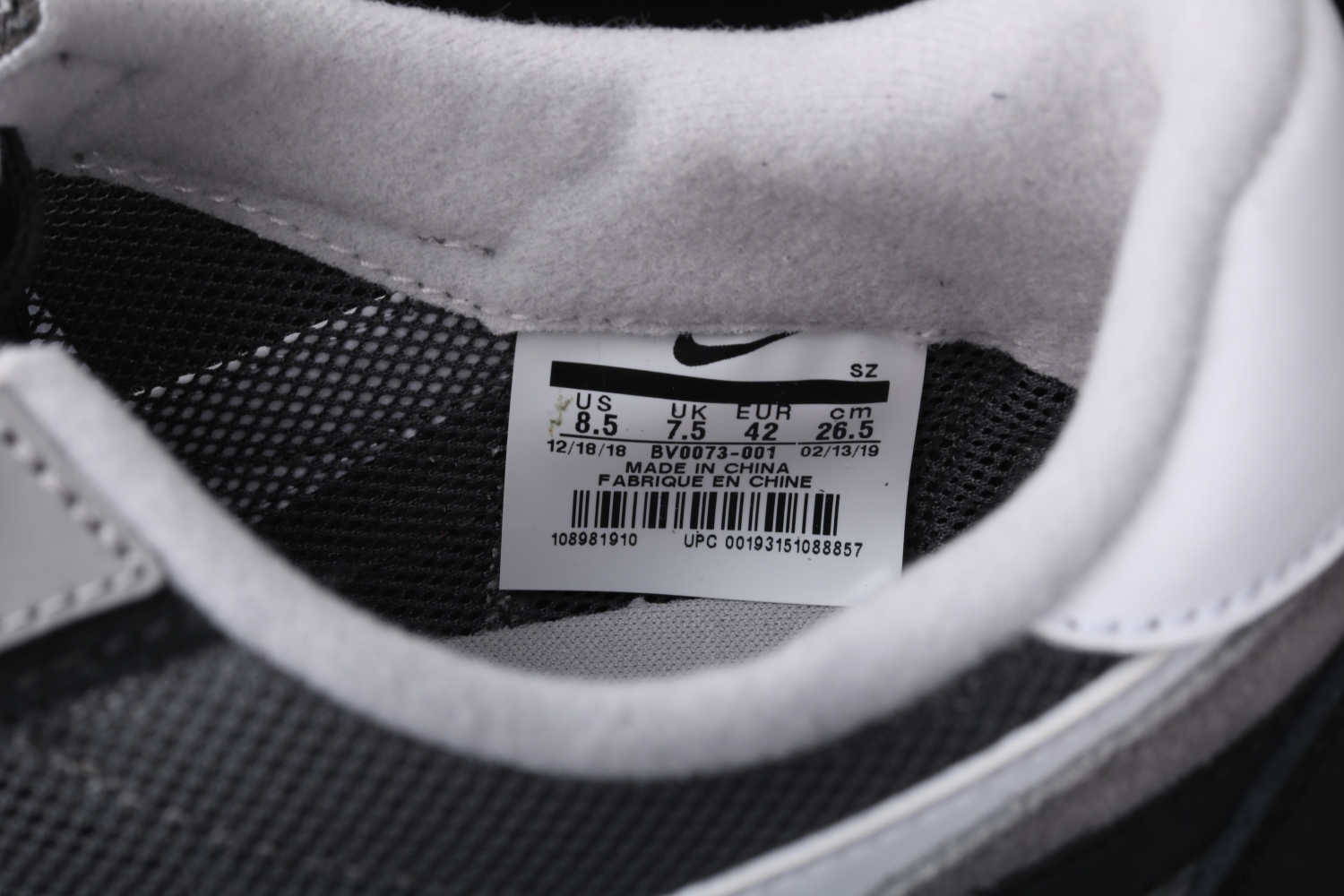 Nike LD Waffle sacai BlackBV0073-001