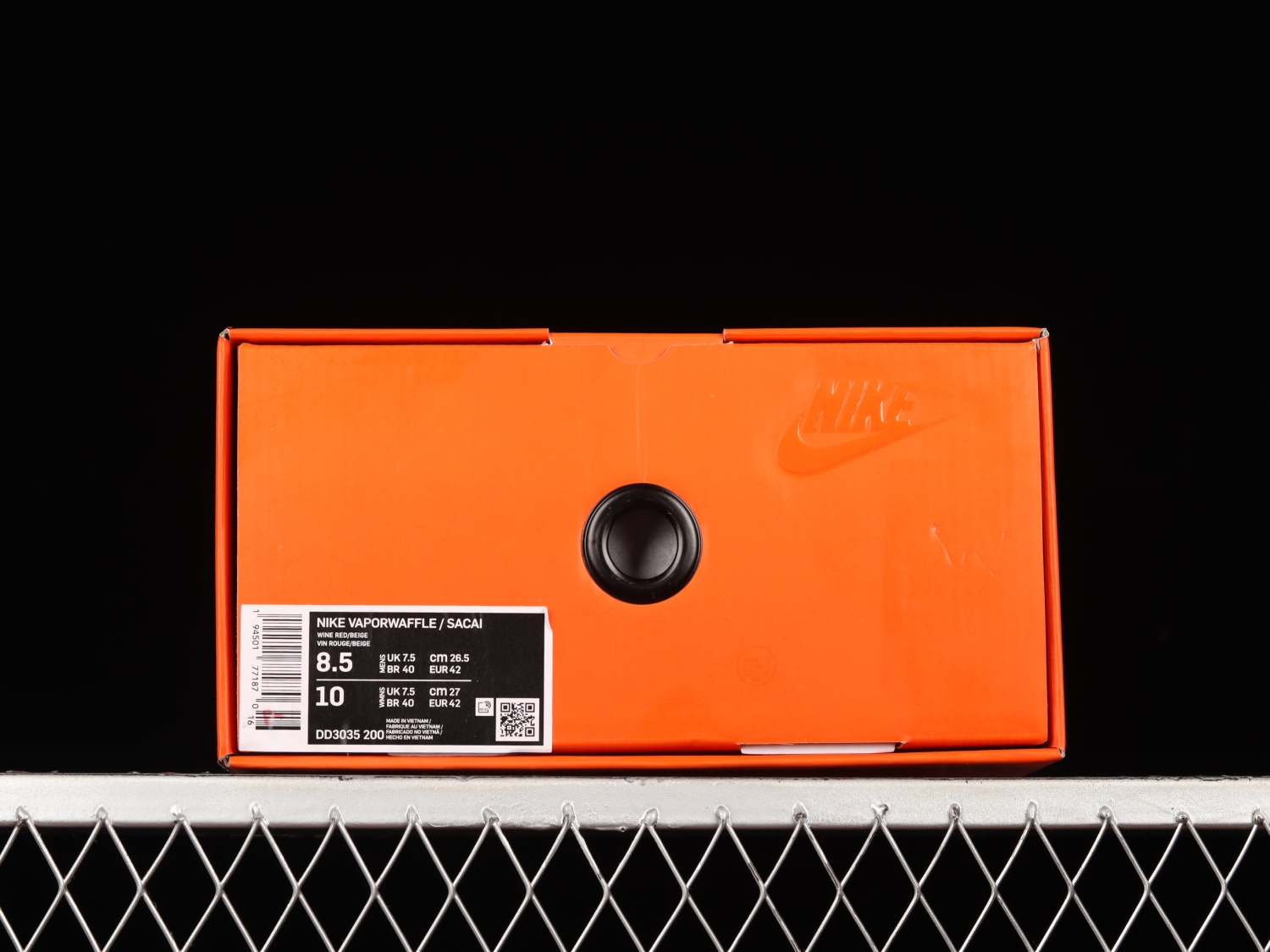 Sacai X Nike Ldwaffle Sacal Wine Red Green White DD3035-200