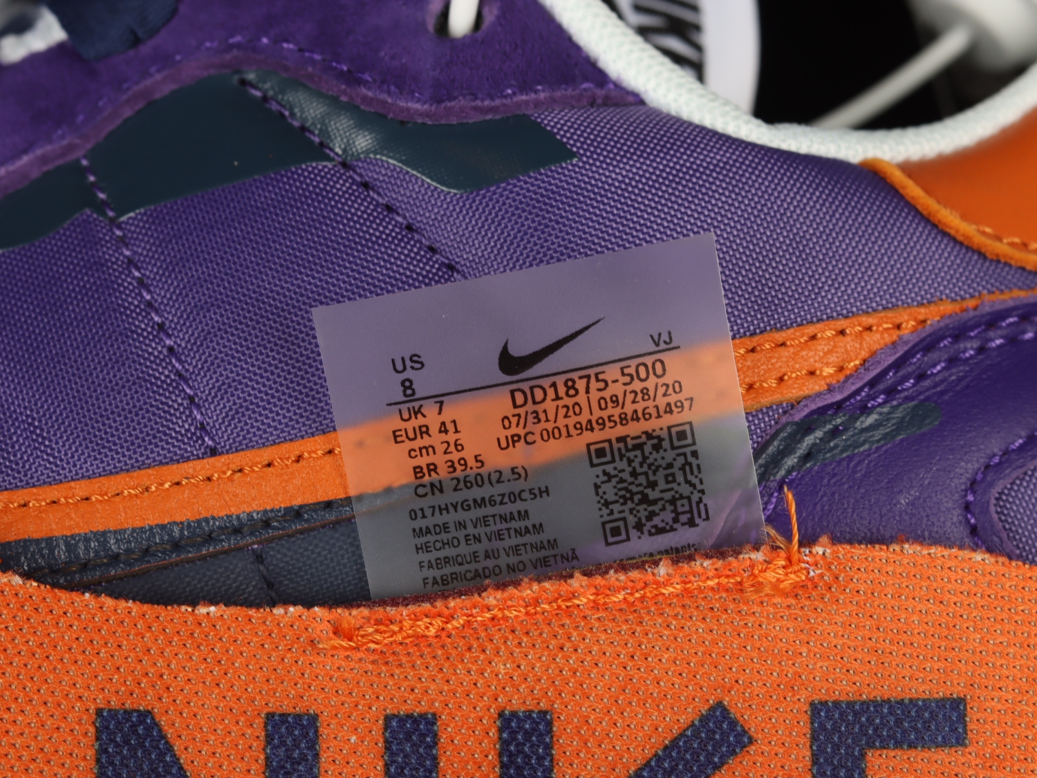 Nike Vaporwaffle sacai Dark Iris DD1875-500