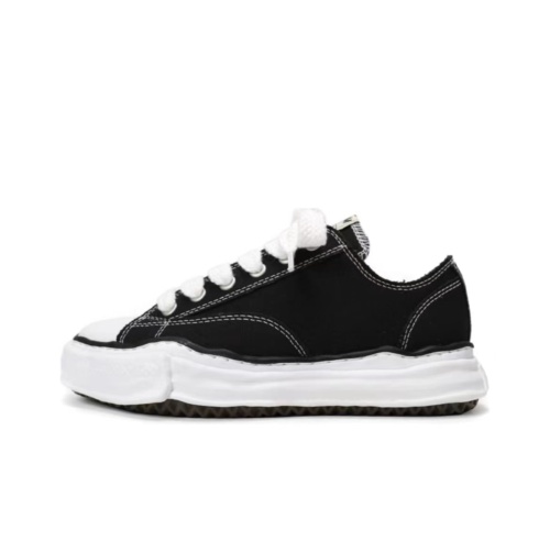 Mihara Yasuhiro Peterson OG Sole Canvas Low Black A01FW702