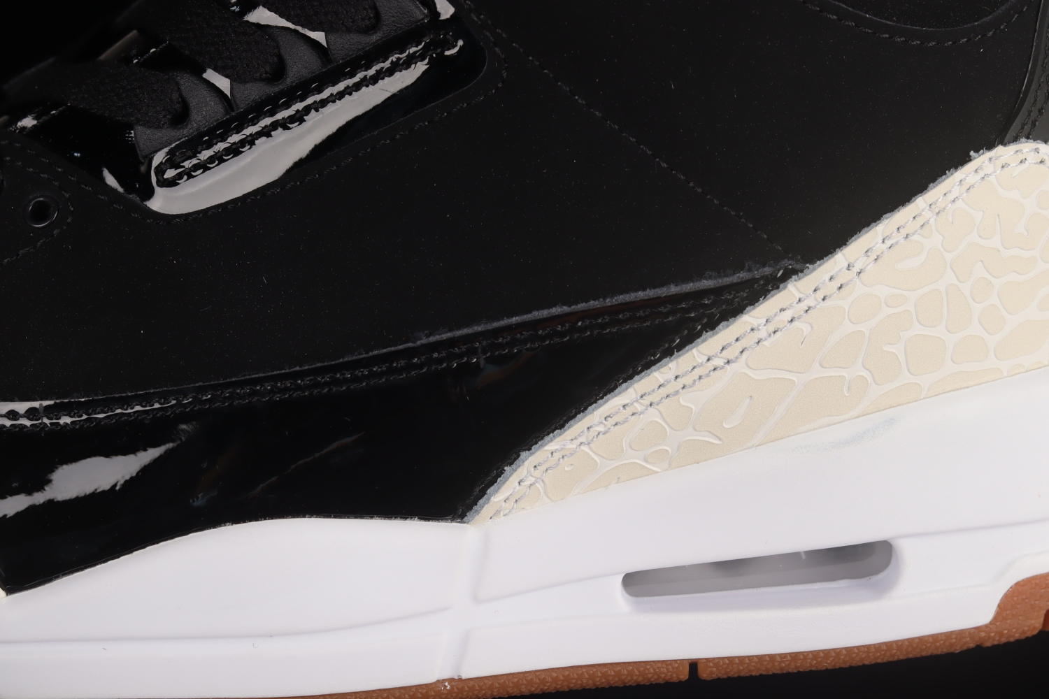 Jordan 3 Retro Black White Gum (PS) 441140-002