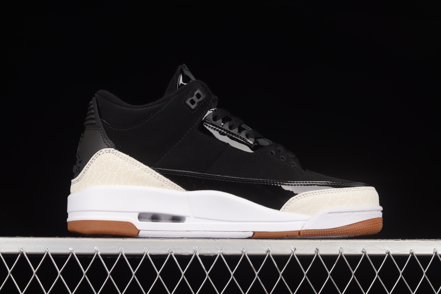 Jordan 3 Retro Black White Gum (PS) 441140-002