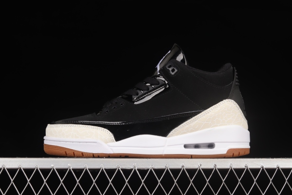 Jordan 3 Retro Black White Gum (PS) 441140-002