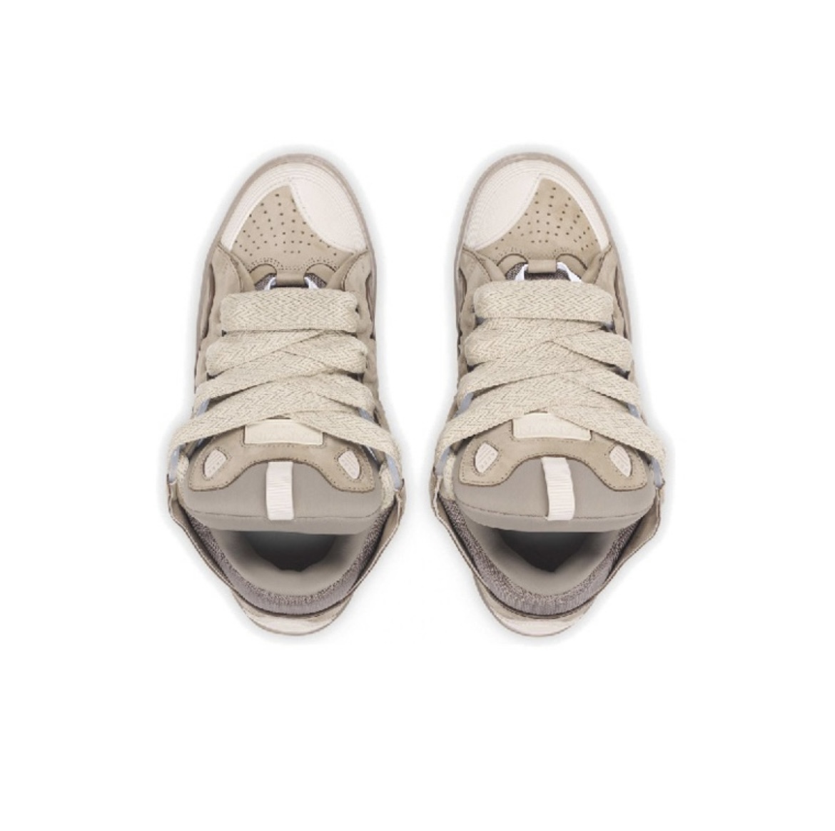 Lanvin Leather Curb Taupe FM-SKRK11-TRAG-P231639