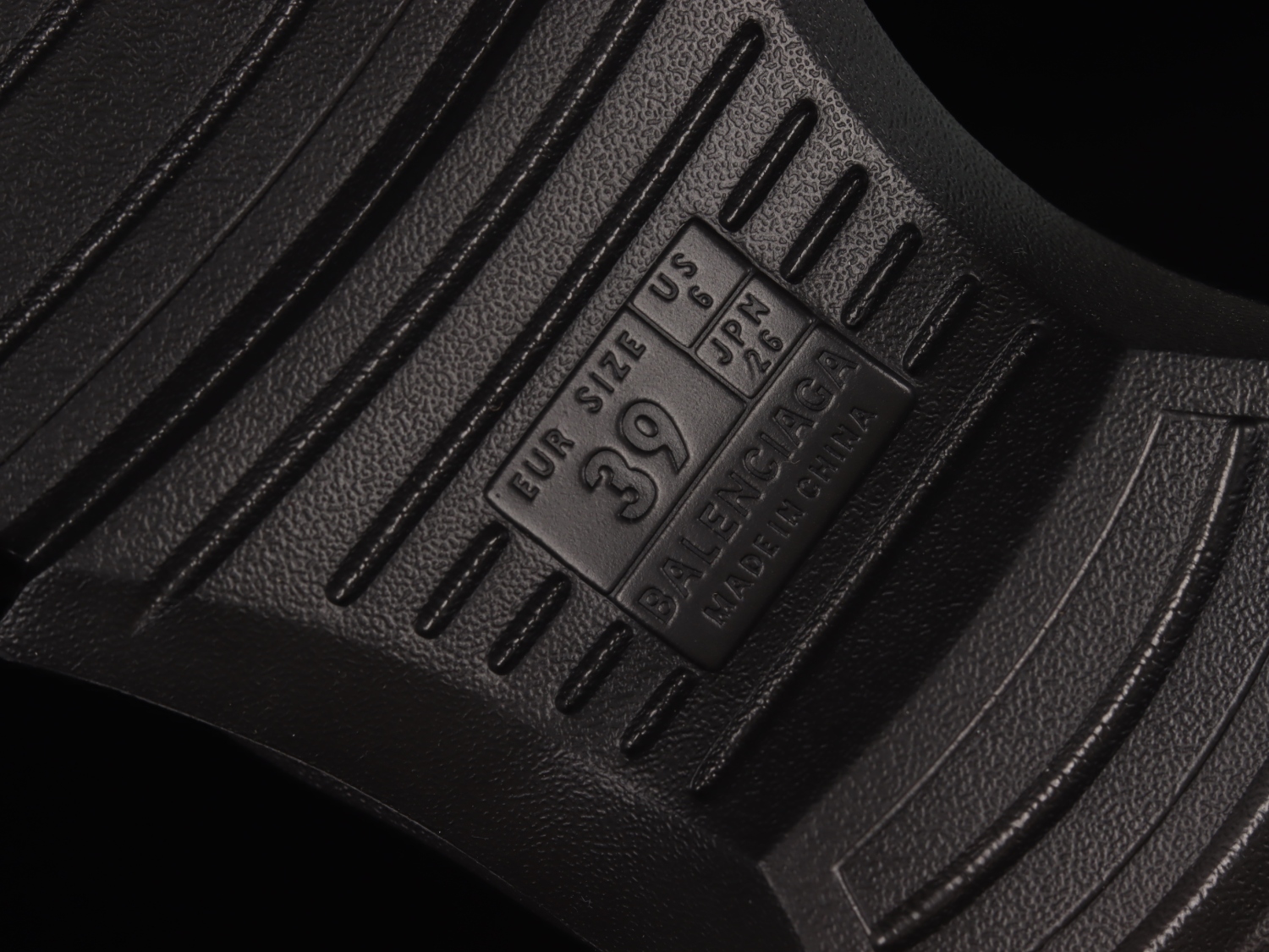 BL Mold Slide Sandal Black W3CE21000