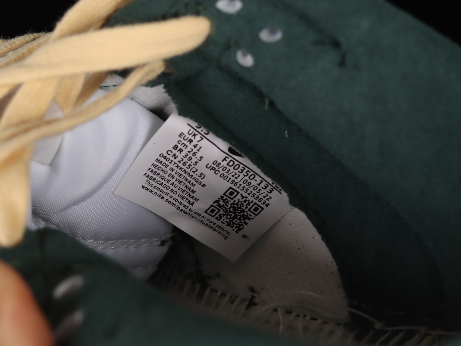 Nike Dunk Low SE Noble Green FD0350-133