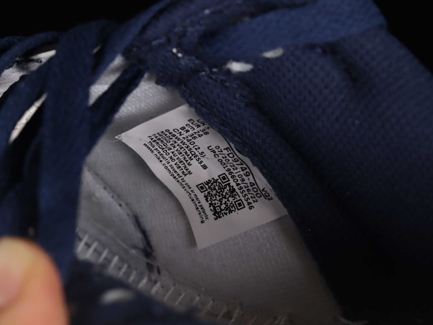 Nike Dunk Low Summit White Midnight Navy FO9749-400