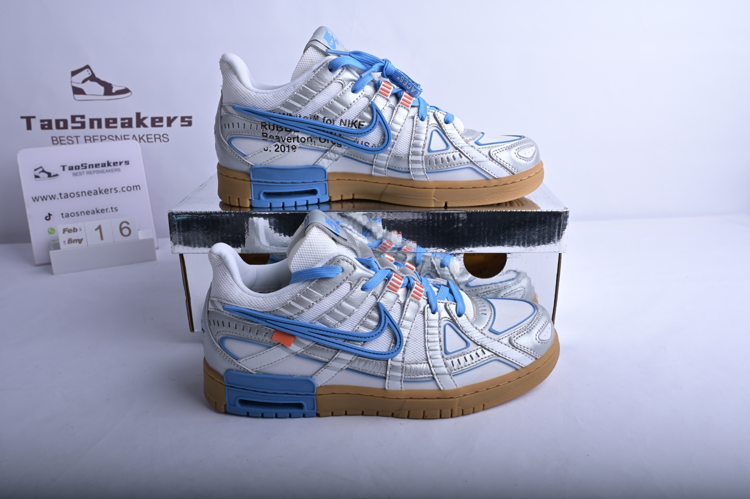Nike Air Rubber Dunk Off-White UNC  CU6015-100