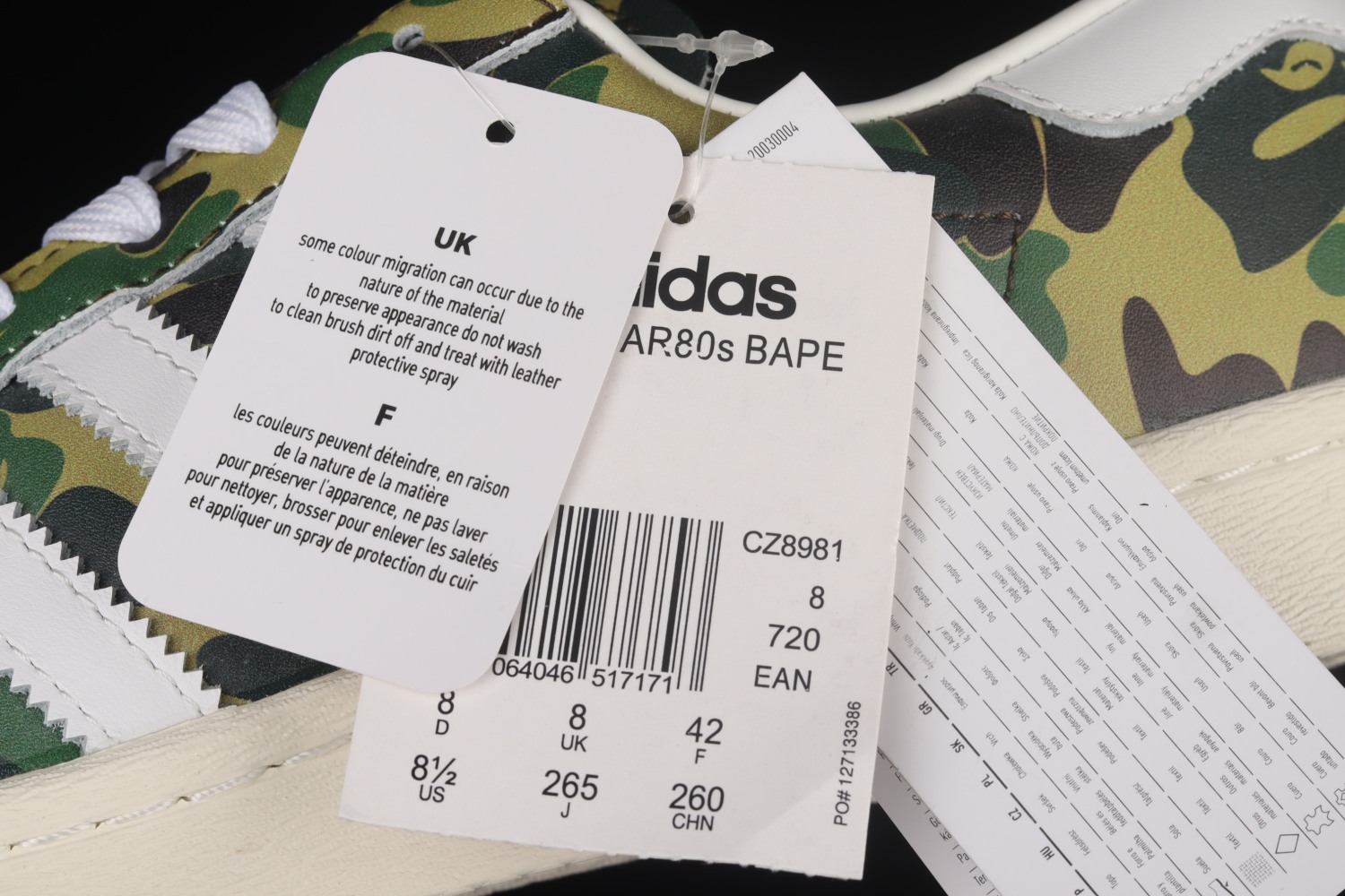 adidas Superstar Bape ABC Camo Green GZ8981