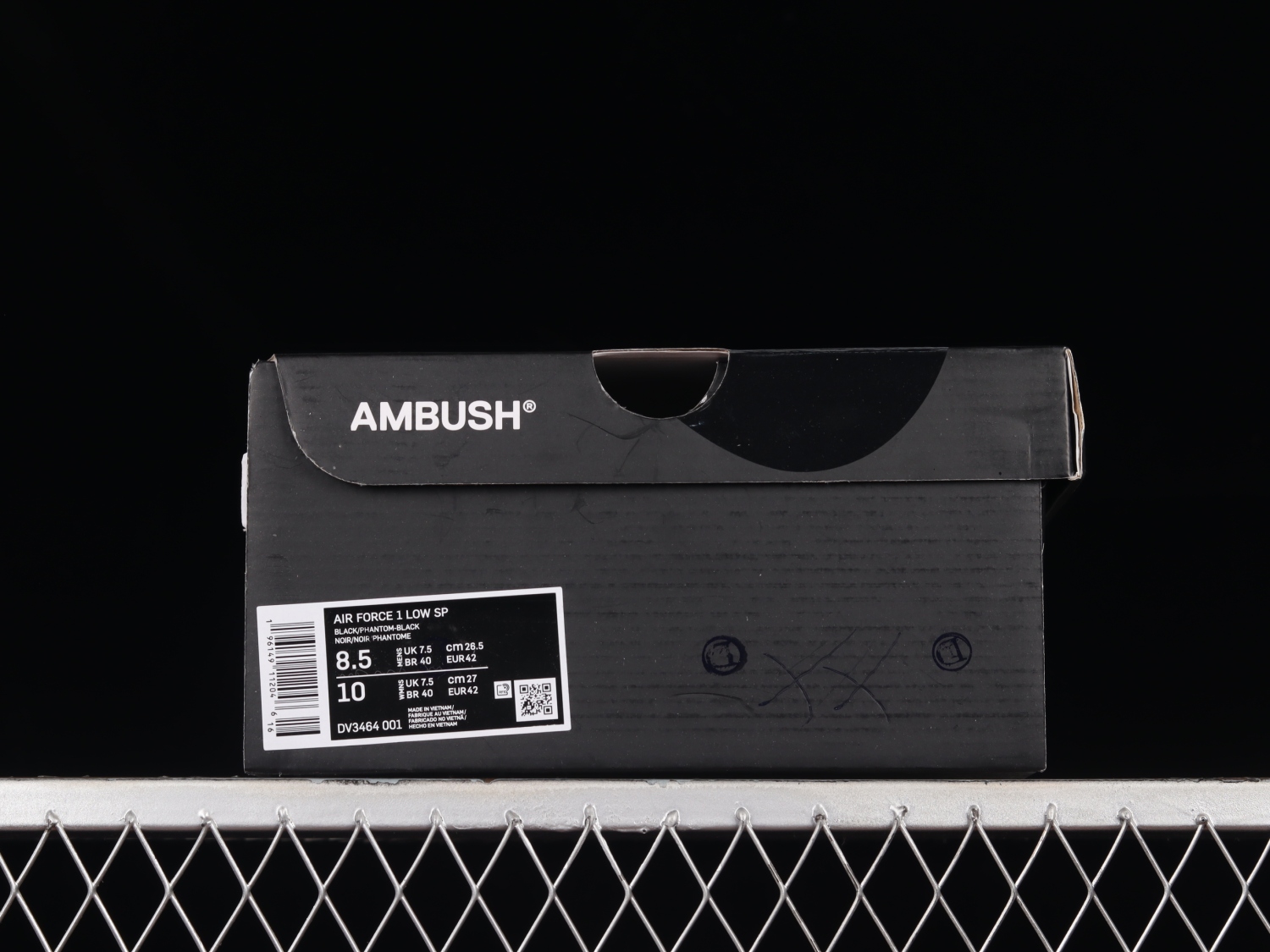 Nike Air Force 1 Low SP AMBUSH Black  DV3464-001