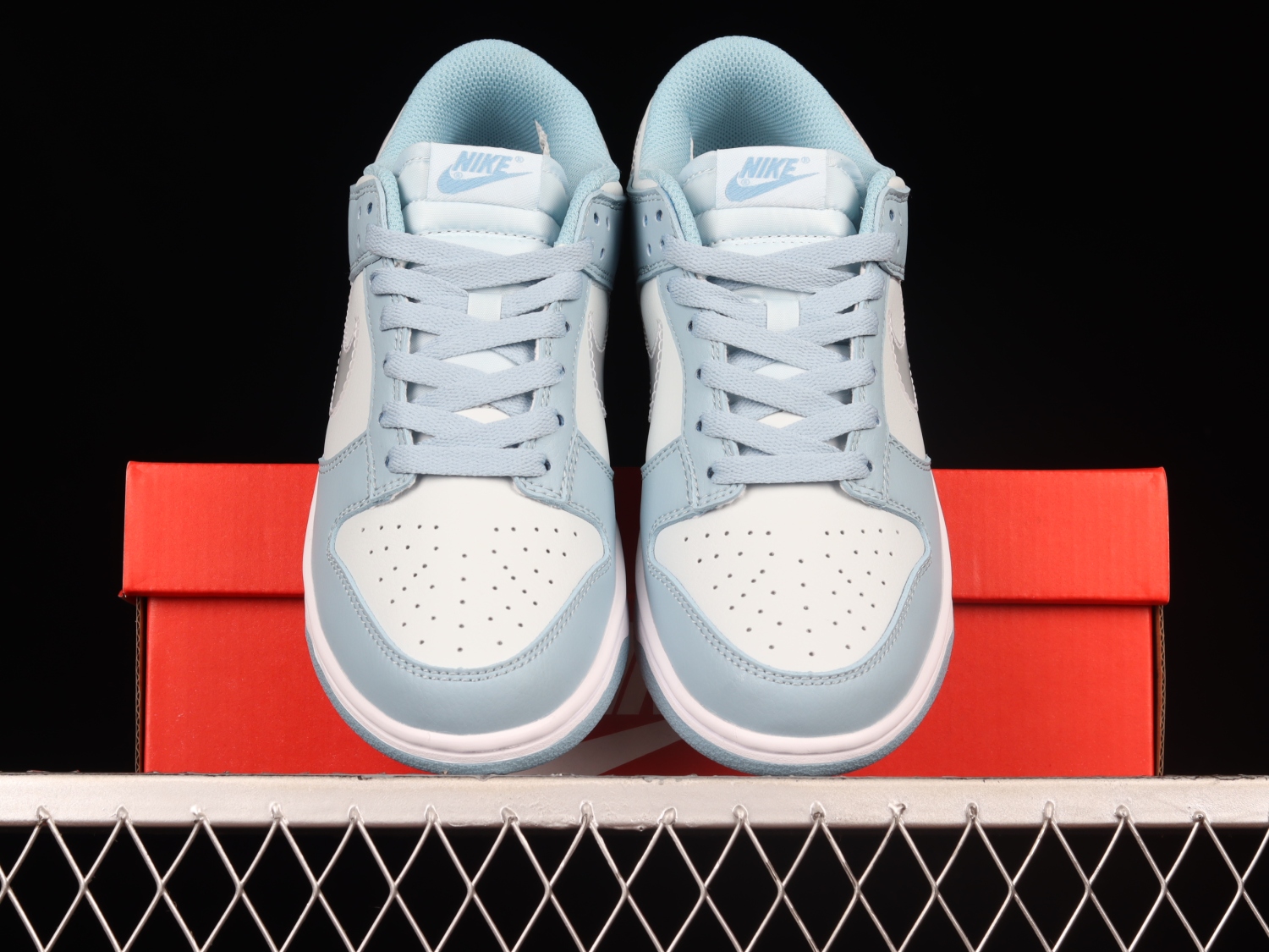 Nike Dunk Low Clear Blue Swoosh DH9765-401