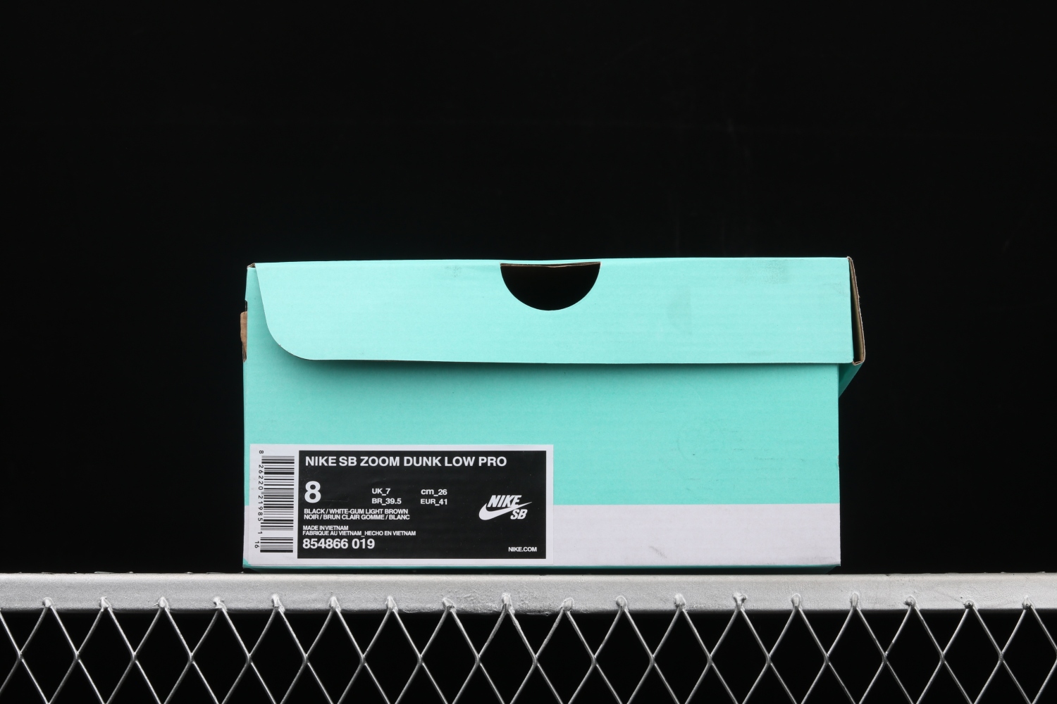 Nike SB Dunk Low Black White Gum (2016) 854866-019