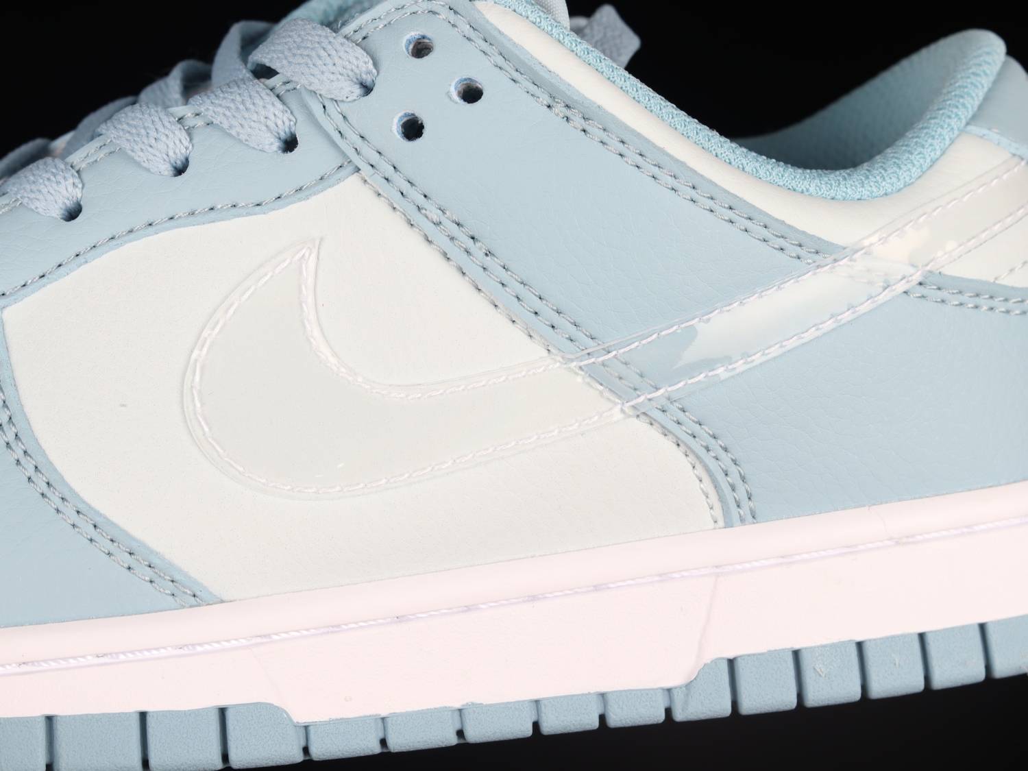 Nike Dunk Low Clear Blue Swoosh DH9765-401