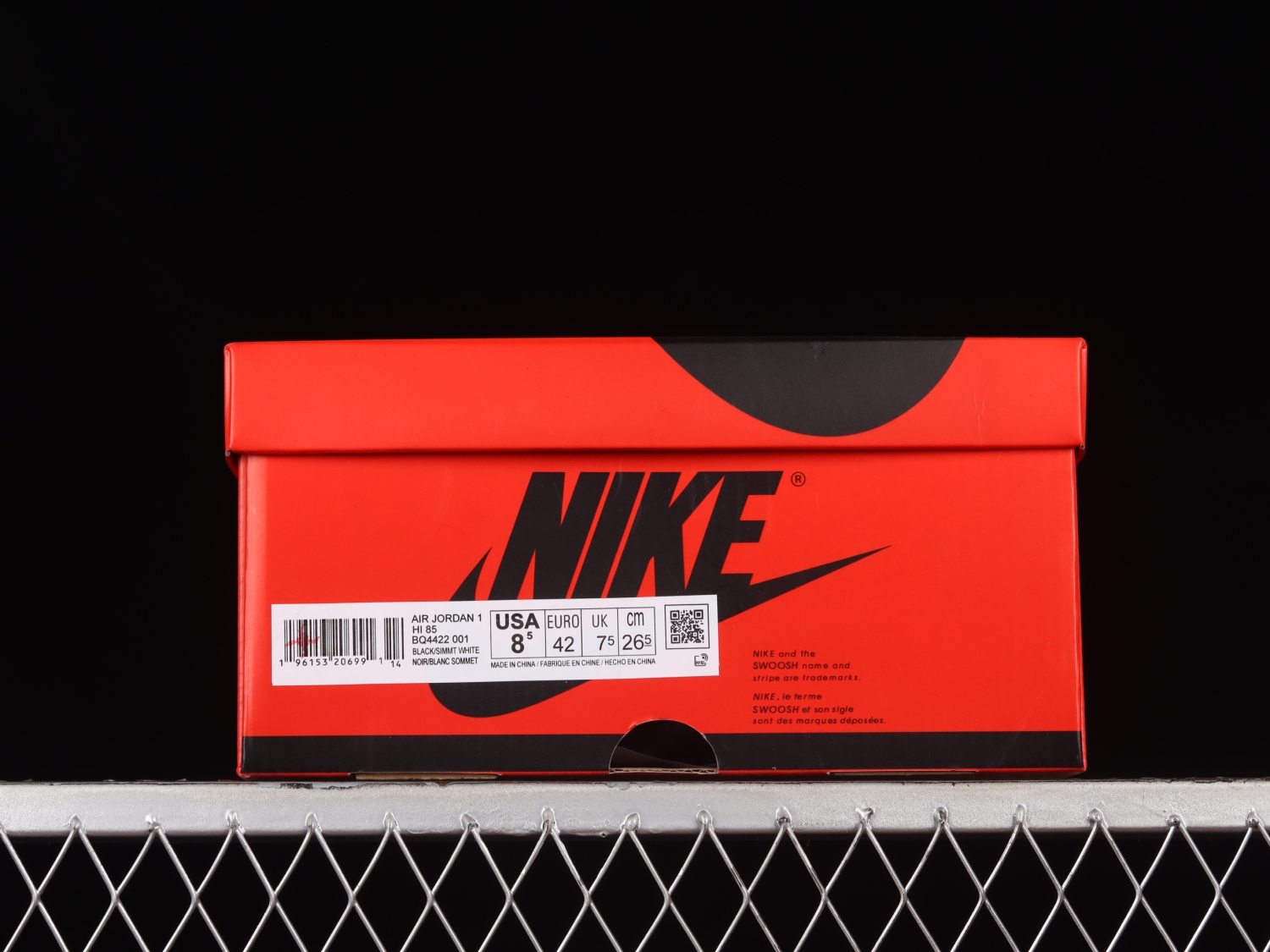 Jordan 1 Retro High 85 Black White (2023) BQ4422-001