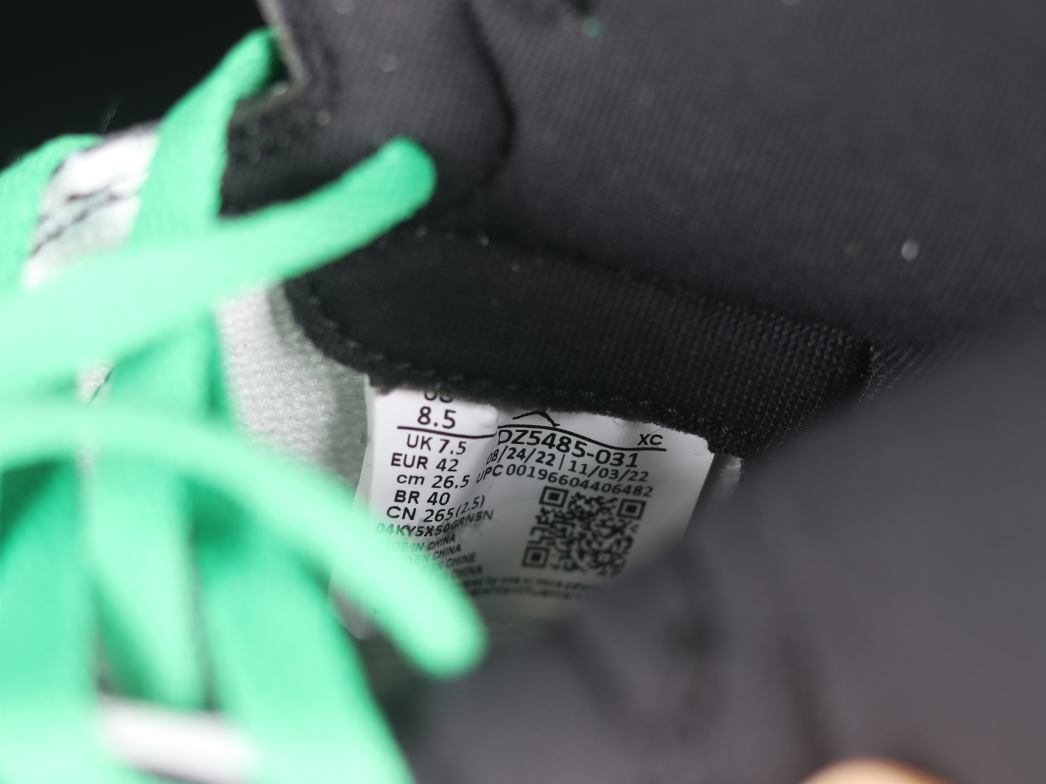 Jordan 1 Retro High OG Lucky Green DZ5485-031