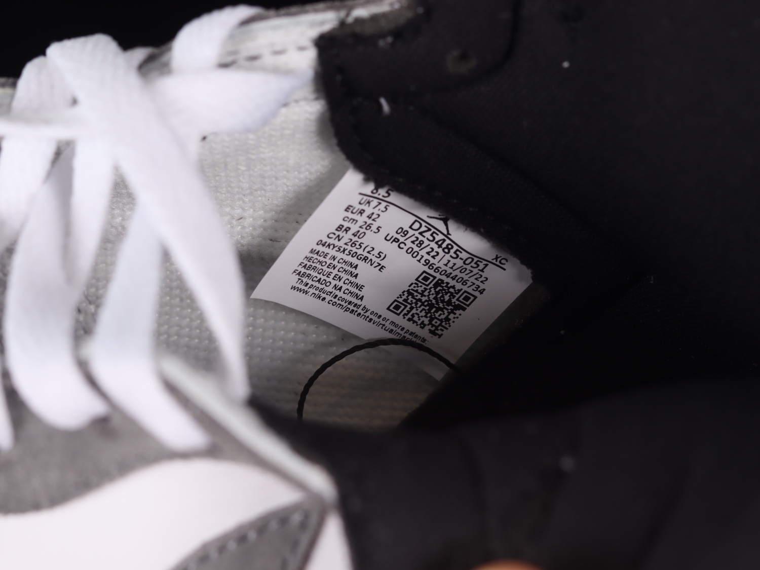 Jordan 1 Retro High OG Washed Black DZ5485-051