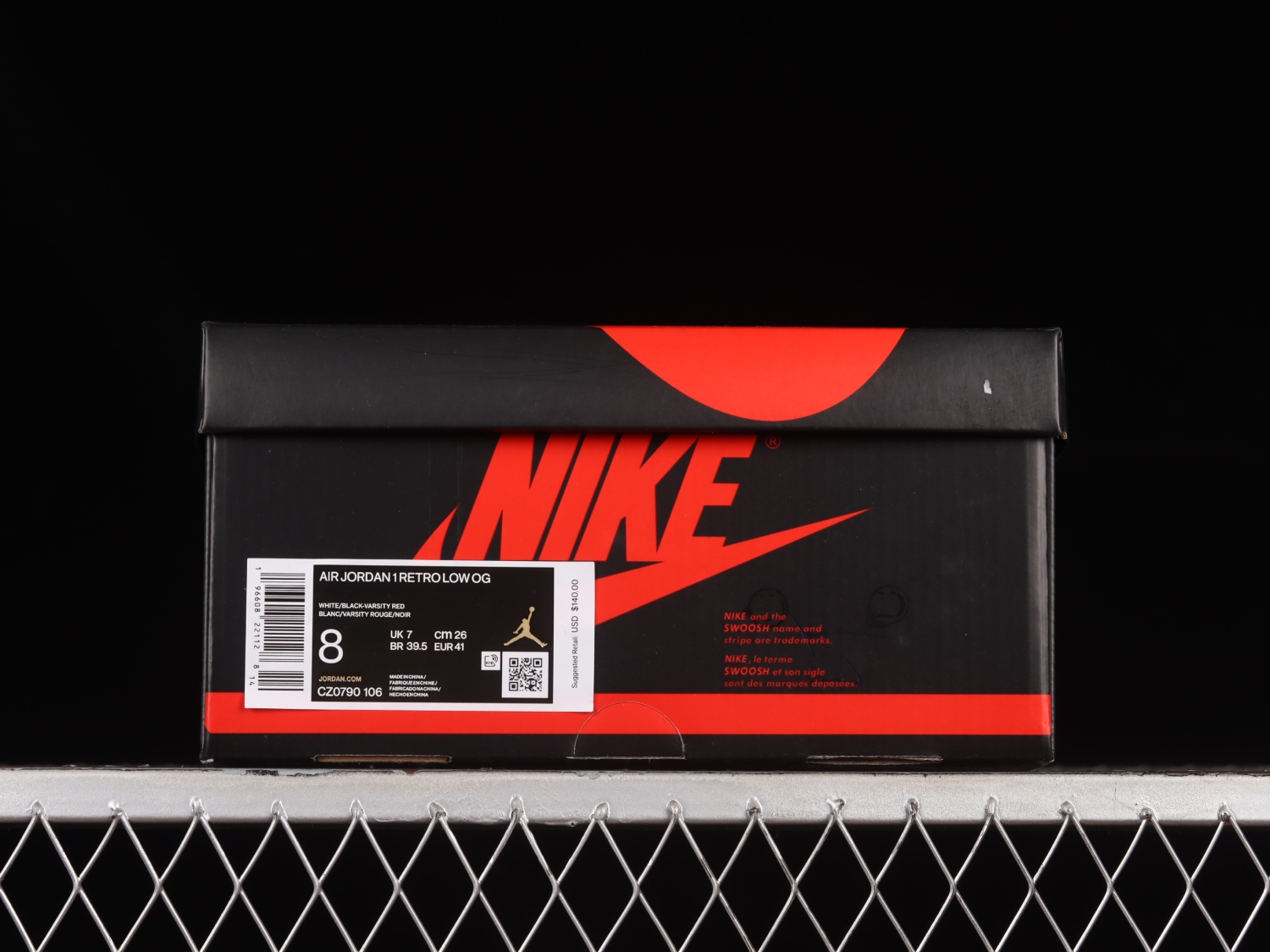 Jordan 1 Retro Low OG Black Toe (2023) CZ0790-106