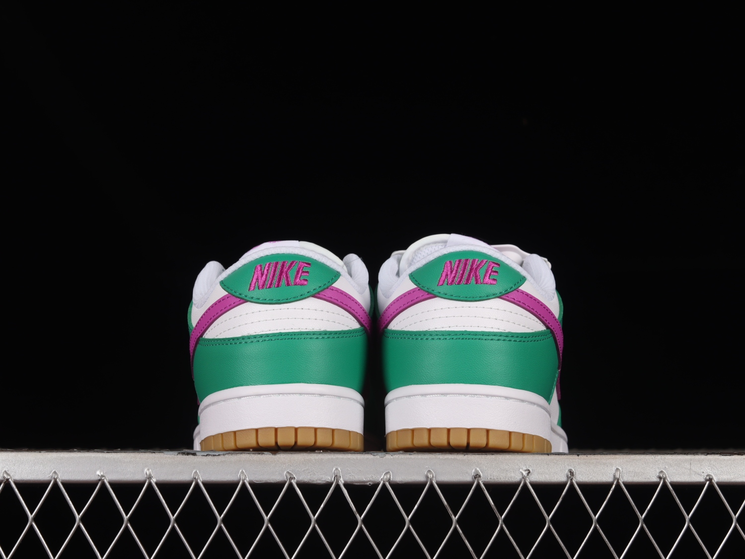 Nike Dunk Low White Stadium Green Fuchsia FD9922-151