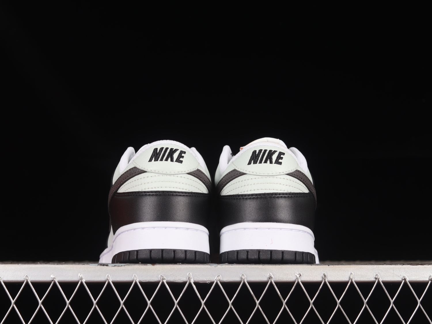 Nike Dunk Low Grey Black Orange Mini Swoosh FN7808-001