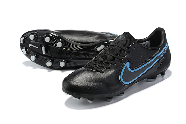 Nike Tiempo Legend 9 Elite FG Black University Blue  CZ8482-004